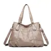 Bolso Cruzado de Patchwork Bordado con Hilo para Mujer Gran Capacidad Retro Casual Bolso de Hombro Bajo el Brazo Bolso Tote de Mano de Moda