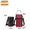 Bolsa de Almuerzo Bolsa Bento Bolsa Contenedor Aislada Bolsa Redonda para Lonchera Estudiante Caja Bento Bolsa Contenedor de Almuerzo Bolsa Aislada Bolsa Tote para Lonchera