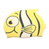 Peixes das crianças touca de natação silicone animal dos desenhos animados earmuffs AliExpress meninos e meninas tubarão touca de natação impermeável