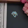 Estilo Chino Esmalte de Alambre Aleación Mariposa Girasol Accesorios para el Cabello Hoja de Arce Hueca Accesorios para Joyería DIY Material de Goteo de Aceite