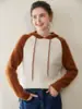 Tricô de Caxemira Novo para Outono e Inverno para Mulheres, Tricô com Capuz, Moletom Jaqueta com Capuz para Reduzir a Idade