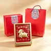 Adornos Decorativos Atrae-Riqueza del Año de la Oveja Decoración Creativa para el Hogar Tres Ovejas Adornos Auspiciosos para Negocios Buen Comienzo de Año Regalos de Año Nuevo