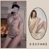 Noche Dorada Lencería Sexy Libre de Pasión Cama Ataque Rápido Coqueteo Tentación Pecho Pequeño Tirante Sexy Vestido de Noche qqny Femenino