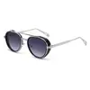 2025 Nuevas Gafas de Sol Retro Ovaladas Europeas y Americanas Bolso Lateral para Hombre Gafas de Marco Pequeño Gafas de Moda Transfronterizas para Mujer Venta al por Mayor