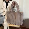 Bolsa da Moda Estilo Coreano 2025 Verão Nova Bolsa Moda Feminina Bolsa Tote Simples Retrô Personalizada Bolsa de Ombro