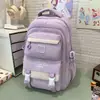 Mochila Escolar de Gran Capacidad para Estudiantes de Secundaria, Mochila Femenina, Fresca y Linda, Mochila de Campus de Alto Valor para Estudiantes de Secundaria y Primaria