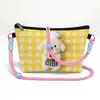 Bolso de Hombro Cruzado para Mujer con Estampado de Animales de Dibujos Animados de Fieltro Lindo Transfronterizo Gran Capacidad para el Trabajo y los Viajes Diarios