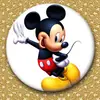 Crachá Desenho Animado Mickey Mouse e Pato Donald Barra Millet Chi Presente para Estudante Broche Mickey Pingente de Joia Crachá