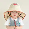 Sombrero de Sol tipo Chal de Ala Ancha para Todas las Ocasiones, Nuevo Sombrero de Pescador de Verano para Mujer con Protección Integrada para el Cuello y Cubierta Facial Anti-ultravioleta