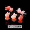 Ágata Yanyuan Carmesí Cuentas Pequeñas, Amuleto de Paz, Colgante de Fortuna, Cuentas Sueltas, Accesorios para Pulseras DIY, Venta al por Mayor de Colgantes