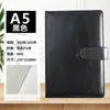 Cuaderno A5 Hebilla de Cuero Simple Cuaderno Grueso Diario Minutas de Reunión de Oficina Corporativa