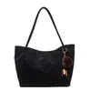 Bolso de gamuza para mujer 2026 nuevo de moda otoño de alta gama vintage para el trabajo bolso tote de gran capacidad bolso de hombro
