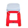 Cojín de Seda Helada de Verano para Guardería Cojín de Taburete Cuadrado de Plástico Cojín para Silla Pequeña de Niños Cojín Antideslizante para Taburete Cojín Cuadrado