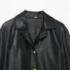 Venta Caliente Transfronteriza de Aliexpress, Nuevo Producto Primavera 2026, Chaqueta de Cuero con Botones Elegante y Versátil 1311700