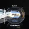 Tanque Pequeño de Peces de Vidrio Decoración del Hogar Adornos de Mesa Creativo Transparente Vidrio Redondo Sala de Estar Hogar Escritorio Contenedor