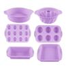 Utensílios de confeitaria Molde de silicone para bolo Molde redondo para bolo Chiffon Torrada Pão Terno para assar Grau alimentício