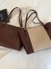 Bolso de Hombro Patchwork para Mujer, Bolso Sencillo y Elegante para el Trabajo, Nuevo Bolso Tote de Hombro de Gran Capacidad de Moda 2026