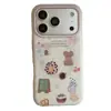 Suporte Magnético Fofo de Cachorro Chef para Capa de Celular Apple 17 Pro Max, Compatível com 16 Pro Camada Dupla Magnética 18 Pro