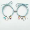 Cuerda para la Cabeza de Pareja Perro Gui de Jade Niña Linda Cola de Caballo Banda Pequeña de Cuero Diadema Banda de Goma Accesorios para el Cabello