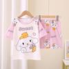 Pijamas de verano para niños, novedad de 2025, de manga corta, finos, para niños, grandes, adolescentes, ropa de casa, ropa exterior.