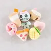 Broche de Pelúcia Desenho Animado Criativo Boneca Bolsa de Joias Recheada com Algodão Acessórios Chaveiro Pingente