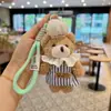 Nuevo Uniforme de Chef Oso Peluche Muñeco Llavero Lindo y Lindo Muñeco Colgante de Bolsa Producto Terminado Creativo Colgante