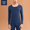 Roupa íntima térmica de Veludo sem costura masculina roupas de outono calça comprida terno de outono e inverno