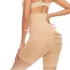 Pantaletas de Cintura Alta para Control de Abdomen para Mujeres Postparto Shorts de Seguridad Anti-Exposición Levantamiento de Glúteos Moldeador Corporal Faja Reductora