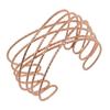 Pulsera tipo C de moda europea y americana multicapa abierta de alambre roscado oro rosa pulsera Amazon eBay