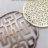 Bandeja de Té Personalizada Drenaje Aleación Lámina Antifugas Cojín de Té Ceremonia del Té Cero Juego de Té Tetera Kung Fu Accesorios aguiw