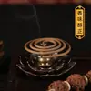 Incensário de sândalo em espiral natural para casa, interior, quarto, áloe áloe áloe áloe aloha incenso para incenso budista