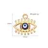 Ojos Turcos Azules Transfronterizos Ojo del Diablo Ojo de Medusa Pulsera DIY Collar Accesorios de Joyería Stock Listo Lote