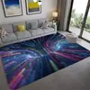 Tapete de Chão de Veludo Cristal com Ilusão Visual 3D, Tapete de Entrada para Sala de Estar, Tapete para Pés Antiderrapante e Resistente ao Desgaste, Tapete de Chão Divertido Popular Atacado