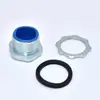 Conector de cable pasante, tapa protectora de cable metálica de un solo lado, cabeza protectora de cable para carcasa, conector protector para paso de cable