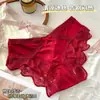Ropa Interior para Niñas 7A Antibacteriana Encaje Sexy Puro Algodón Inferior Cómodo Suave Agradable a la Piel Transpirable Calzones para Niñas