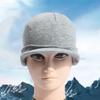 Gorro de Punto Estilo Europeo y Americano Transfronterizo con Visera, Gorra de Béisbol Negra, Gorro de Punto de Ala Ancha para Otoño e Invierno, Estilo Versátil