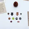 Accesorios para Zapatos Tipo Clog de Estilo Nuevo con un Toque de Alta Gama, Dijes Brillantes de Mariposa con Pedrería Estilo Ins, Hebilla Decorativa para Zapatos de Mariposa Negra y Blanca Oscura para DIY
