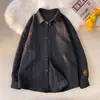 Camisa masculina manga longa senso de design nicho camisa branca Primavera e Outono Nova tamanho plus size solta marca de moda ins jaqueta casual