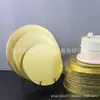 Bandeja para tartas, bases para tartas, envases para hornear, bandeja para tartas de 12 mm, tapete de papel corrugado, venta al por mayor, tapete corrugado para tartas