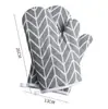 Guantes de Microondas Antiescaldantes Engrosados Guantes Florales Especiales para Horno para Hornear Cocina Aislamiento Térmico Resistentes a Altas Temperaturas