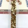 Concha de malha bordado de lantejoulas renda contas fita laminada acessórios para roupas de performance de palco 6CM de largura