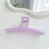 Nuevo Clip para el Cabello Grande Hueco Cuadrado Brillante Pasador Transparente Elegante Accesorio para el Cabello Simple de Moda Venta al por Mayor