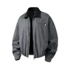 Chaqueta Retro Americana de Primavera y Otoño Chaqueta de Mezclilla para Hombre Chaqueta de Estilo Urbano Ropa de Trabajo Transfronteriza Chaqueta Versátil Casual