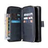 Comercio Exterior Aplicable Samsung A12 Correa Cremallera Funda de Cuero S21FE Nueve Tarjetas Multifuncional Soporte Invisible Funda Protectora