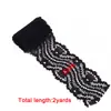 Cinta de Encaje de Poliéster de Colores Cinta Tejida DIY Diadema Accesorios para el Cabello Sombrero Vestido Vestido de Novia Ropa Accesorios para Muñecas