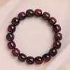 Cuentas de oración Bodhi naturales para envolver el dedo pulsera de raíz de Bodhi suave tipo piel de yin gradiente estilo antiguo barril cuentas de oración budistas cuerda de mano artículos de juego cultural hombres al por mayor