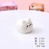 Accesorios de Resina de Familia de Perros Mini Simulada Muñeco de Cachorro Lindo Decoración de Escritorio DIY Casa de Muñecas Animales Pequeños