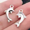 El Colgante de Aleación Plateada Brillante Más Vendido de Amazon con Forma de Sirena y Delfín para Pulsera, Collar, Llavero y Accesorios de Joyería DIY