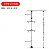 Estante vertical para bicicleta de pared sin taladro, soporte de exhibición de doble capa para ahorrar espacio en interiores