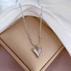 [aço titânio corpo inteiro] colar corrente de bolinhas fornalha do amor ouro real feminino ins rede vermelha acessórios corrente clavicular